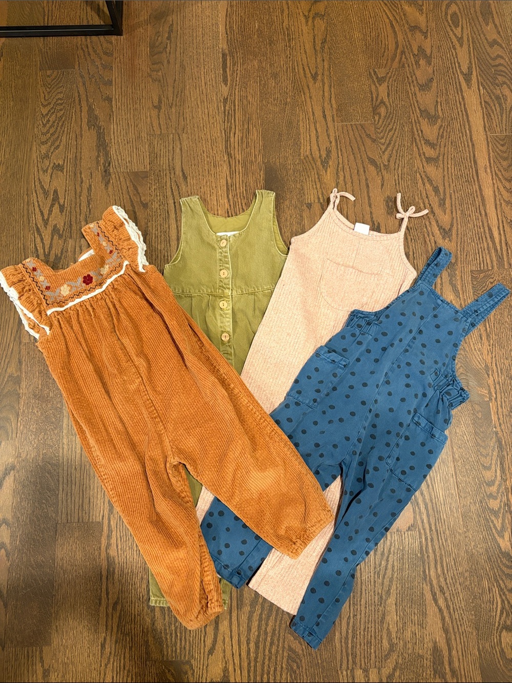 SET OF FOUR Size 3-4T Zara Rompers